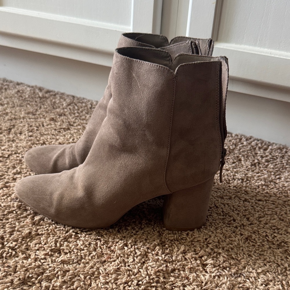 Old Navy Suede Ankle Booties